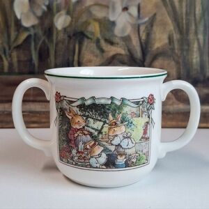 Villeroy & Boch Foxwood Tales Luxembourg Double Handle Mug Cup Picnic